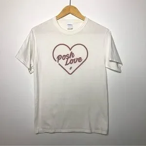 Poshmark Graphics Poshmark | Tops | Poshmark Posh Love Heart Graphic Unisex Tee S | Poshmark